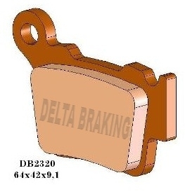 DB2320MX-D DELTA BRAKING BREMSBELÄGE DB2320 MX-D (Heavy Duty) Bild 1