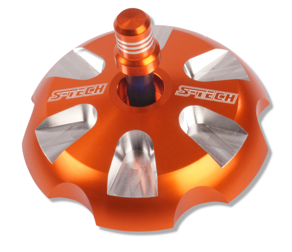 80001 S-TECH Tankdeckel FÜR KTM Orange Bild 1