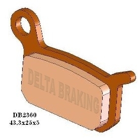 DB2360MX-D DELTA BRAKING BREMSBELÄGE DB2360 MX-D (Heavy Duty) Bild 1