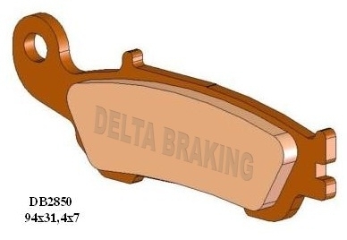 DB2308 DELTA BRAKING BREMSBELÄGE DB2308MX-D (Heavy Duty) Bild 1