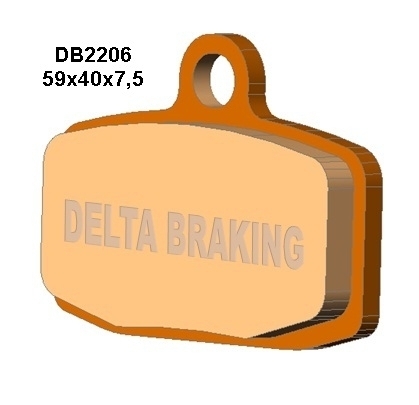 DB2206MX-D PATTINI FRENO DELTA DB2206 MX-D (Heavy Duty) Fig. 1