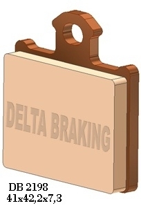 DB2198MX-D DELTA BRAKING BREMSBELÄGE DB2198 MX-D (Heavy Duty) Bild 1