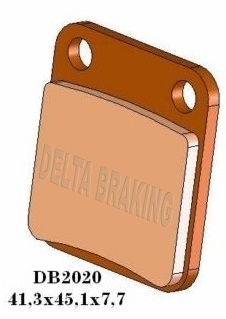 DB2020MX-D DELTA BRAKING BREMSBELÄGE DB2020 MX-D (Heavy Duty) Bild 1