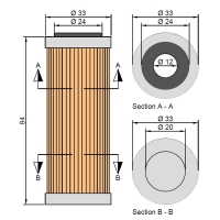 140019 TWIN AIR oil filter (FOR KTM/GASGAS/HUSQVARNA) Fig. 2