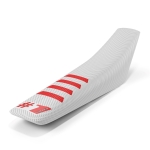 OGSC02-WHRDRD COPRI SEDILE ONEGRIPPER BENCH COVER RIPPEDED BIANCO/ROSSO Immagine 1