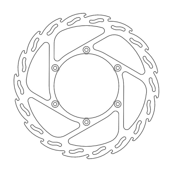 MOTO MASTER BRAKE DISK FOR YAMAHA/FANTIC 270MM (FRONT) FLAME