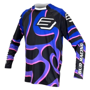 Jersey Youth BUD Lava Black / Blue / Purple / Pink Fluo