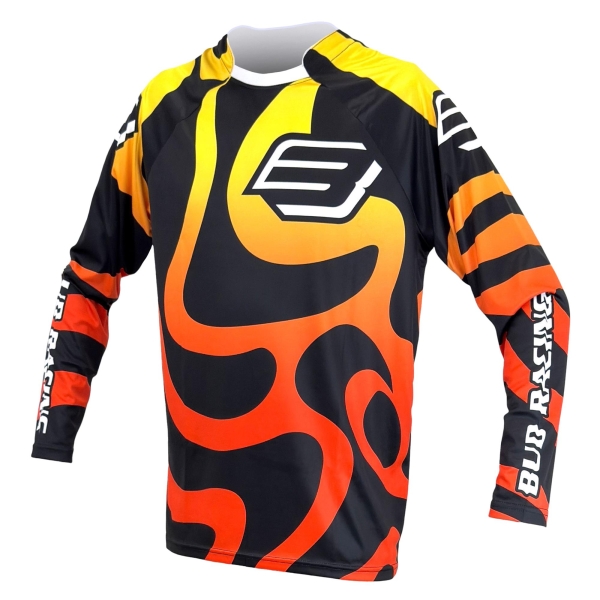 Jersey Youth BUD Lava Black / Orange / Yellow