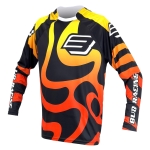 Jersey Youth BUD Lava Black / Orange / Yellow