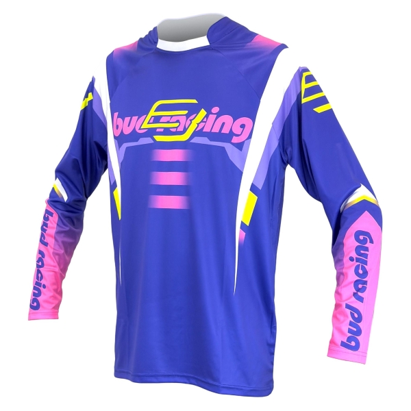 Jersey Youth BUD Champions Purple / White / Pink Fluo / Yellow Fluo