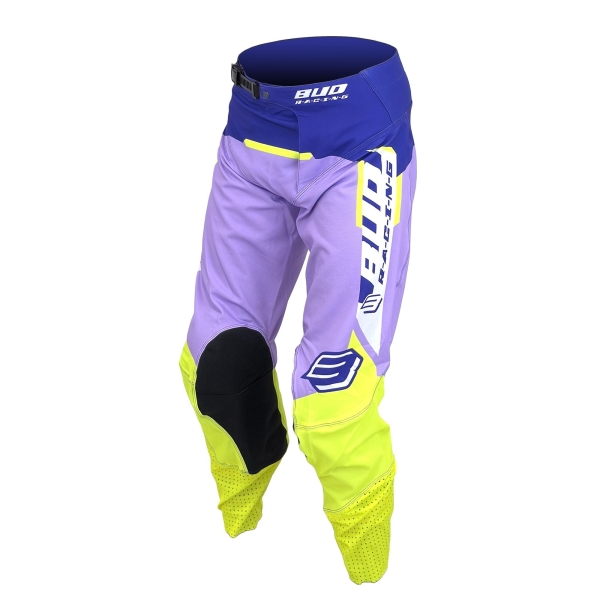 Pant Youth "B" SX FIT Paddock Purples / Yellow Fluo