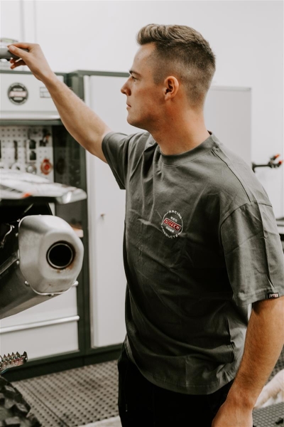 CAMISETA S-TECH RACING CINZA