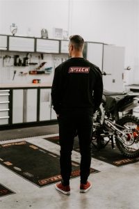 CAMISA DE MANGA COMPRIDA S-TECH RACING PRETA