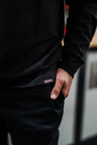 MAGLIA A MANICHE LUNGHE S-TECH RACING NERA L