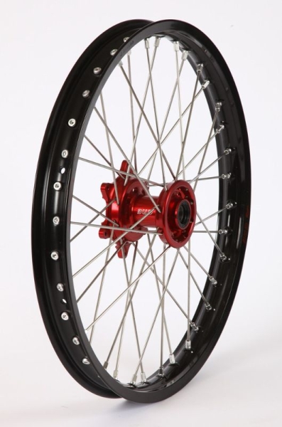 ROKT50CORDBK14 BUD conjunto de rodas completo MC 50 12/10 (preto-vermelho) imagem 1