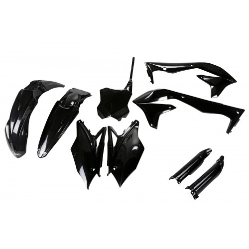 Kit plastica UFO Kawasaki KX250F (16-17) NERO