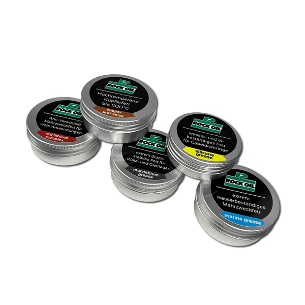 Surtido de grasas RockOil, 5 piezas