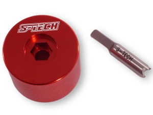 Guía de fresado con fresa para unidad de compresión KYB/WP