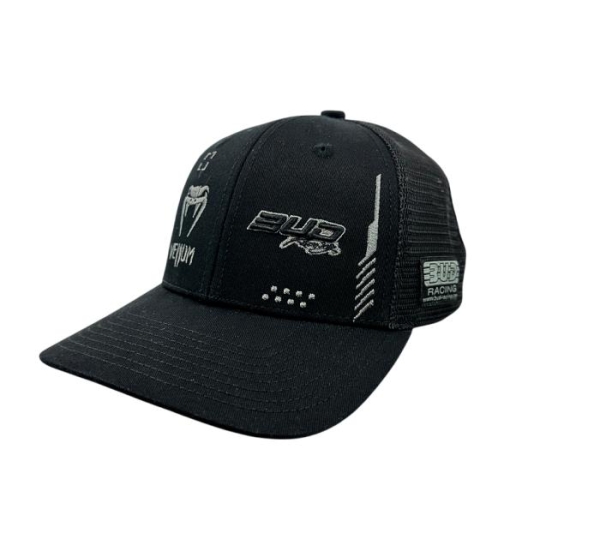 Boné Bud Racing Trucker Cap Venum Preto/Cinza