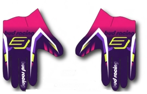 BUD SX LITE Handschuhe Champions Purple / White / Pink...