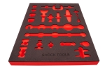Foam insert for S-TECH Shock Tools 580 x 450 mm - empty