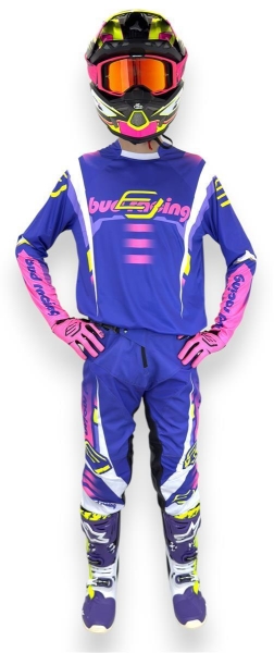 BUD Champions Viola / Bianco / Rosa Fluo / Giallo Fluo Combo