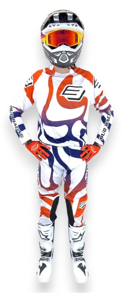 BUD Lava White / Navy Blue / Orange Combo