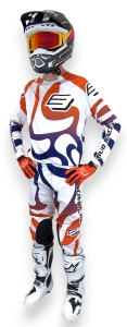 BUD Lava White / Navy Blue / Orange Combo