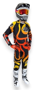 BUD Youth Lava Black/Orange/Yellow Combo