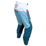 Pant "B" SX FIT Paddock Turquoise / Pink Fluo / White
