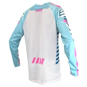 Jersey YOUTH BUD Paddock Turquoise / Neon Pink / White