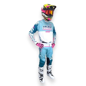 BUD Youth Paddock Turquoise / Neon Pink / White Combo