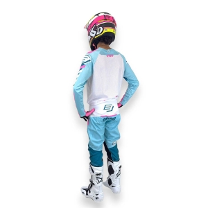BUD Youth Paddock Turquoise / Neon Pink / White Combo