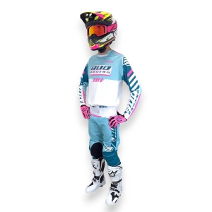 BUD Youth Paddock Turquoise / Neon Pink / White Combo