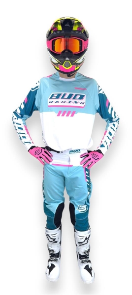 BUD Paddock Turquoise / Rose fluo / Blanc Combo