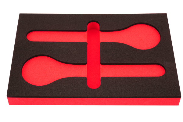 Foam insert for S-TECH fork cover wrench 300 x 200 mm - empty