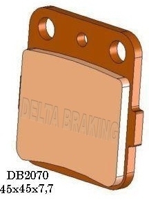DB2070MX-D DELTA BRAKING PASTILLAS DE FRENO DB2070 MX-D (Heavy Duty) Fig. 1