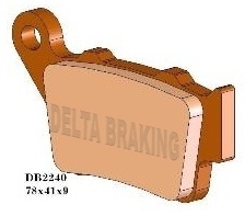 DB2240MX-D DELTA BRAKING BREMSBELÄGE DB2240 MX-D (Heavy Duty) Bild 1