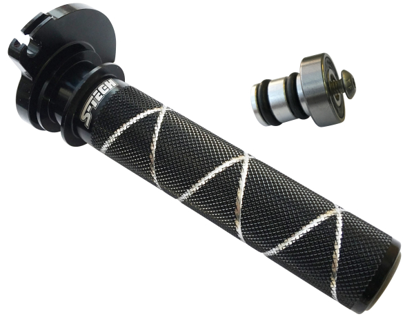 TRC-14B S-TECH GAS GRIP ALU PARA KTM/HSQV 2-TACT PRETO Imagem 1